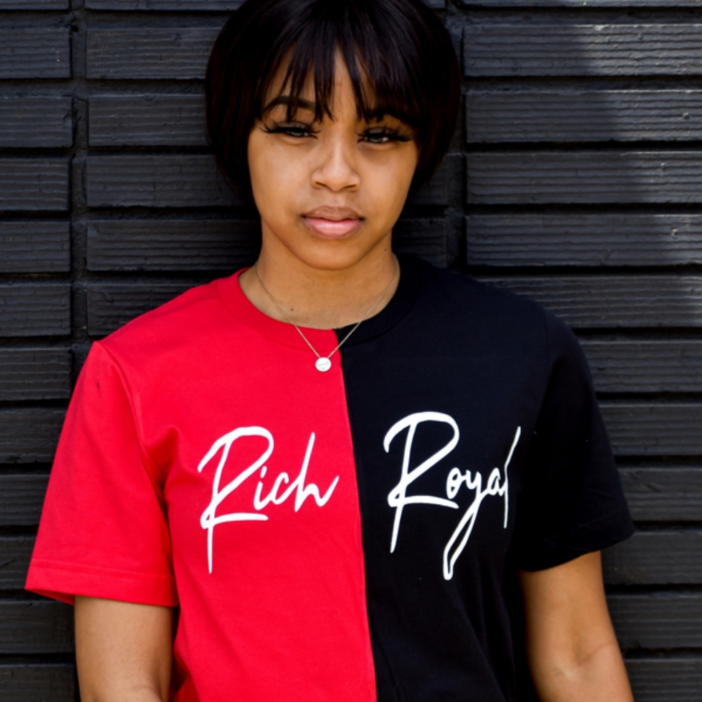 Rich Royal Split Shirt